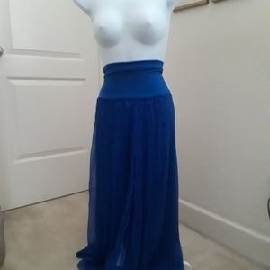 max and mia Skirts - Beautiful royal blue flowy long skirt max and mia Skirts - Beautiful royal blue flowy long skirt